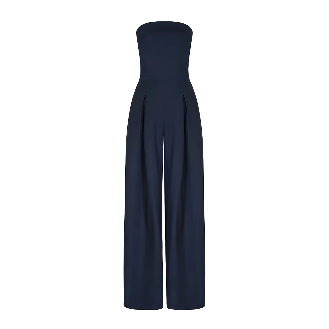 Seravielle | Elegant Wide-leg Jumpsuit