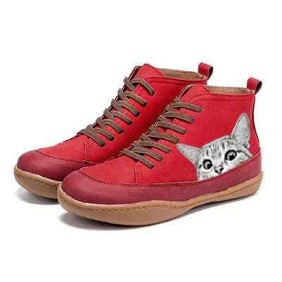 Lorviannea | Cat Lover Ankle Boots