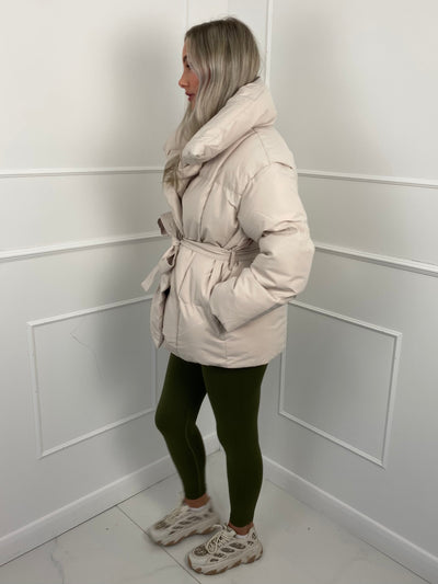 Selvianneé | Short Belted Puffer Jacket