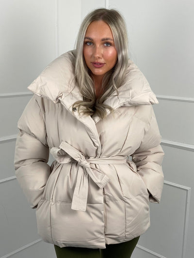 Selvianneé | Short Belted Puffer Jacket