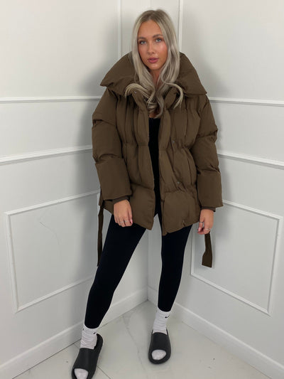 Selvianneé | Short Belted Puffer Jacket