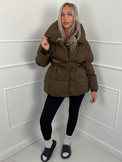Selvianneé | Short Belted Puffer Jacket