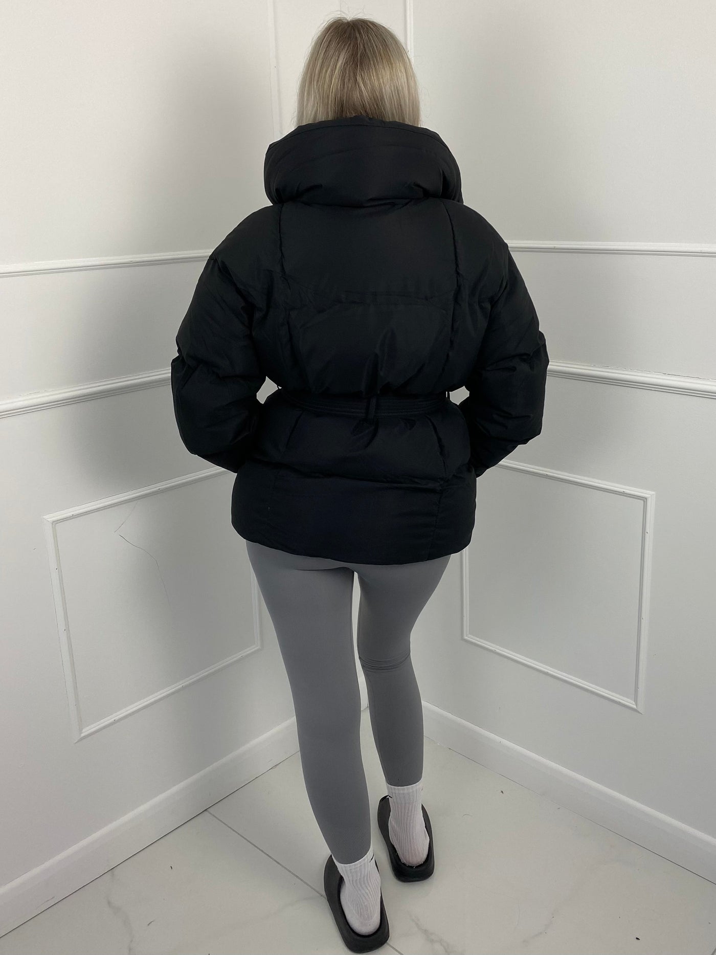 Selvianneé | Short Belted Puffer Jacket