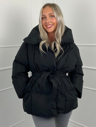 Selvianneé | Short Belted Puffer Jacket