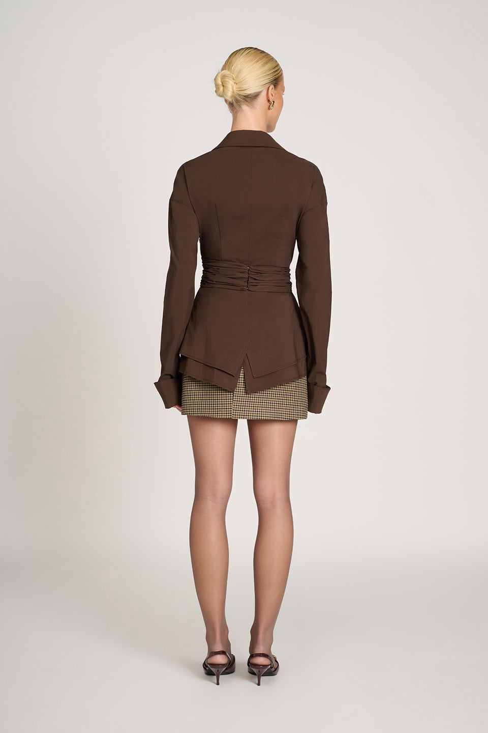 Nirelle | tailored wrap shirt