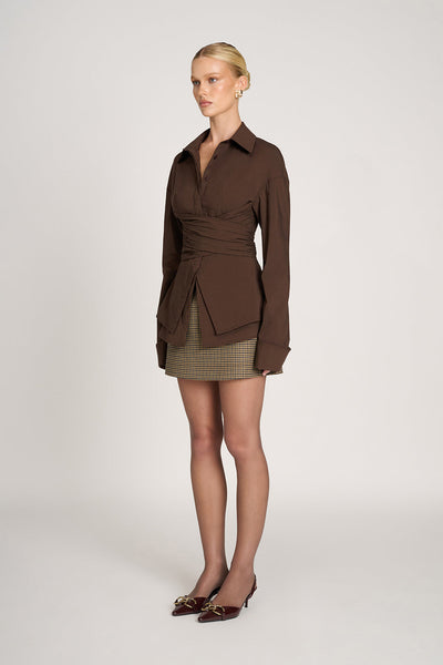 Nirelle | tailored wrap shirt