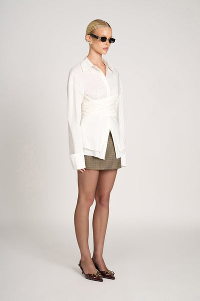 Nirelle | tailored wrap shirt