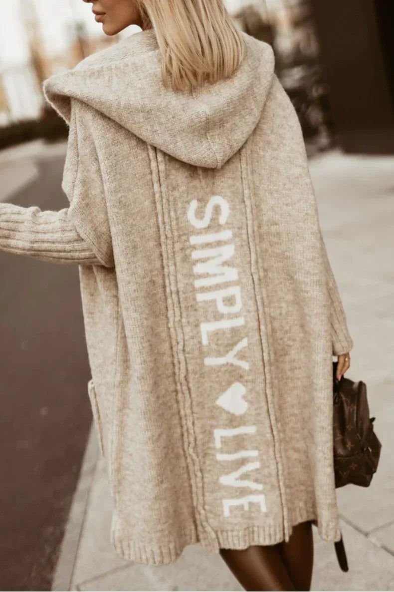 Lunavelle | Long Knit Cardigan