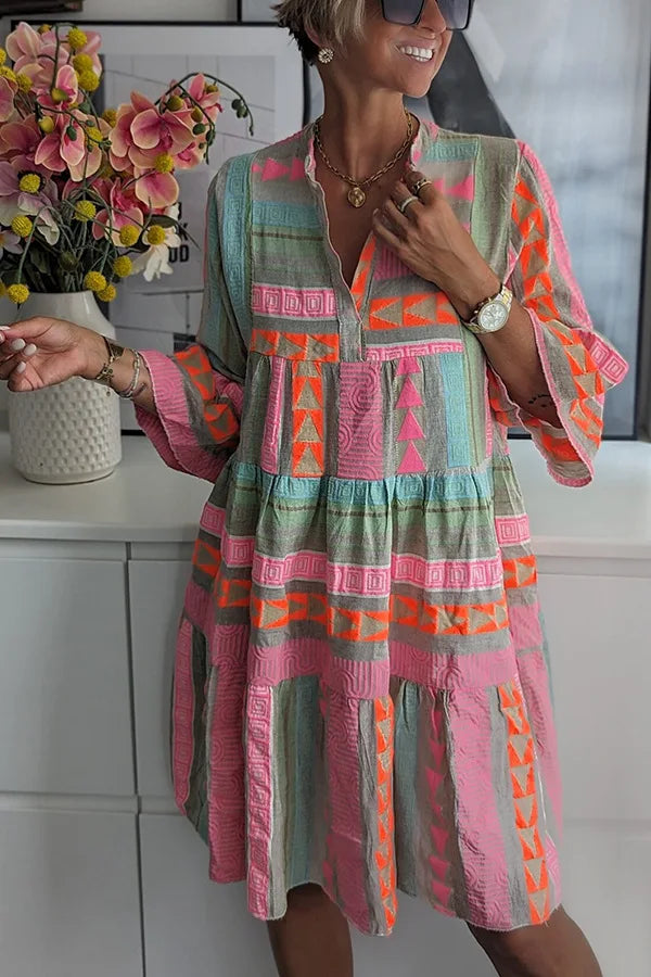 Solvienne | boho tiered dress