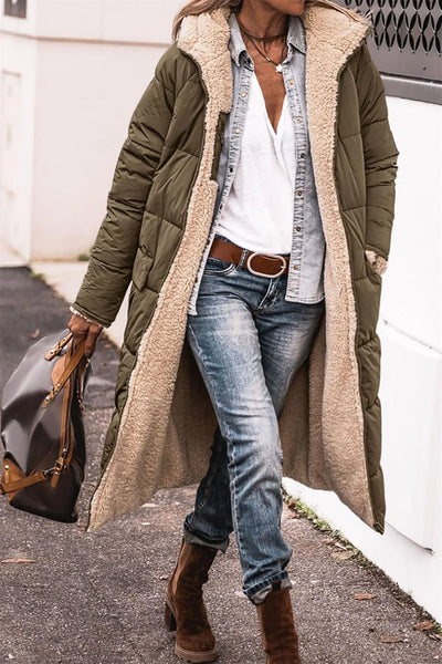 Selviannea | Warm Quilted Hooded Coat
