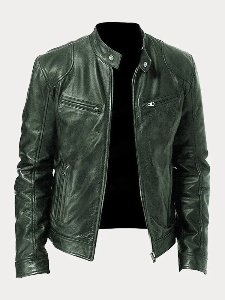 Dareviel | Casual Leather Jacket