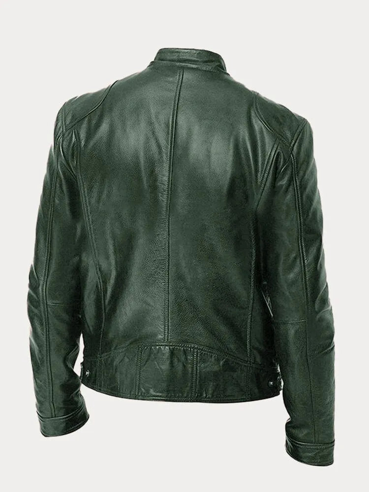 Dareviel | Casual Leather Jacket