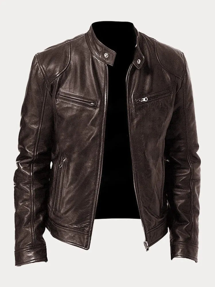 Dareviel | Casual Leather Jacket