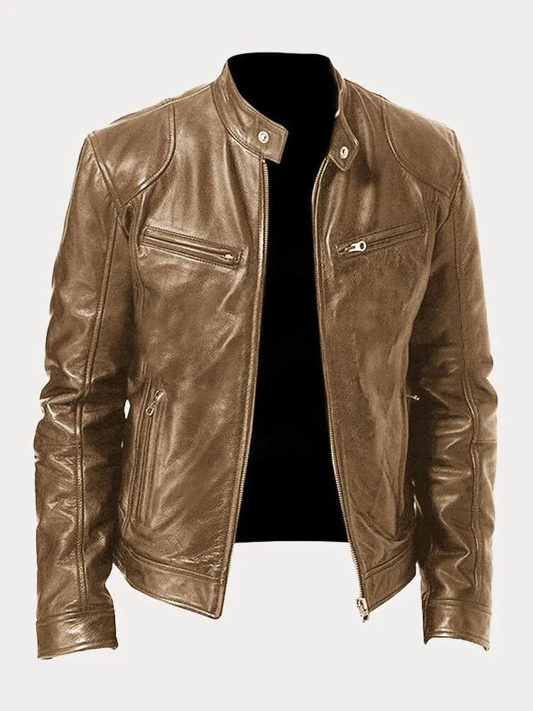 Dareviel | Casual Leather Jacket