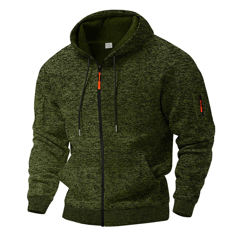 Darevik | Fleece Hoodie with Outdoor Style