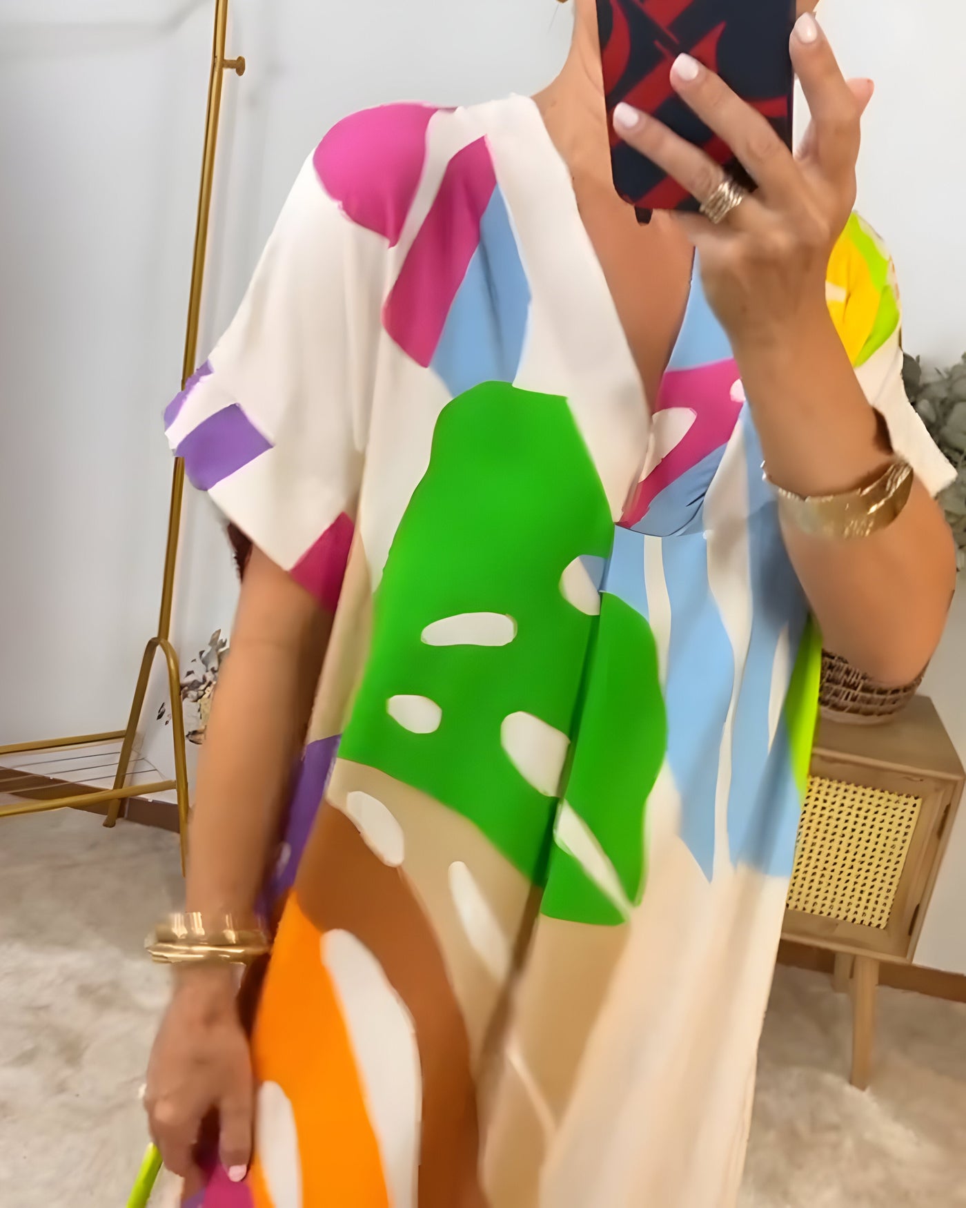 Evelora | Casual Colourful Dress