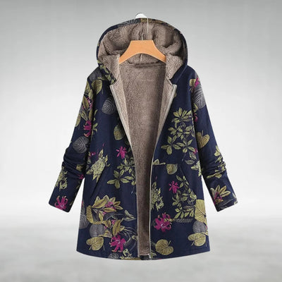 Melvaris | floral fleece jacket