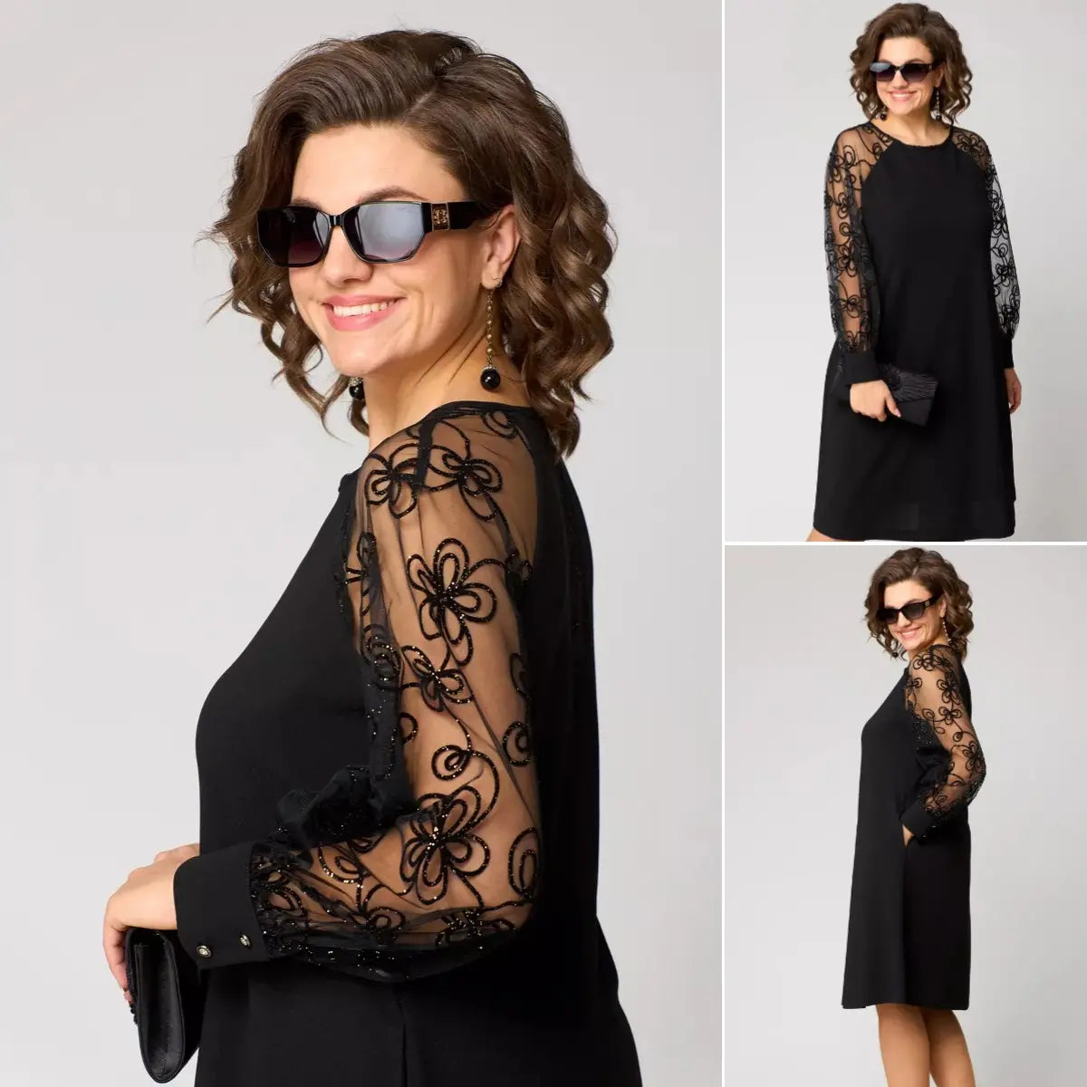 Arwen | Classic Lace Sleeve Dress