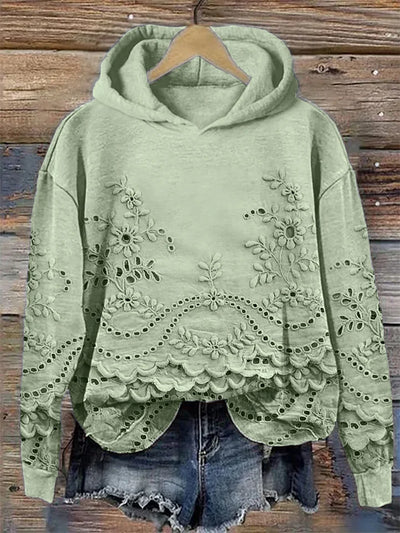 Melvarine | Floral Casual Hoodie
