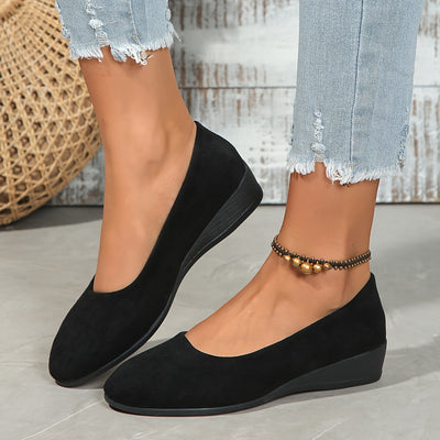 Aurenellea | Comfortable Wedge Ballerinas