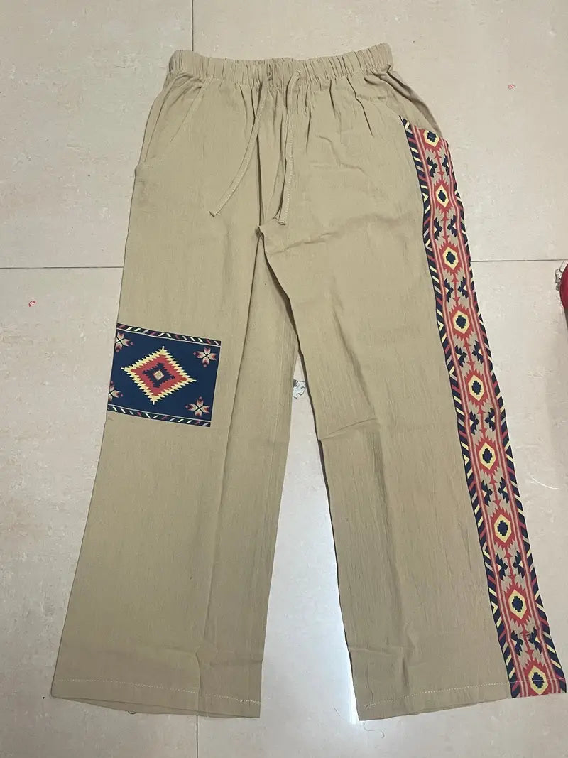 Carvien | Ethnic Comfort Fit Trousers