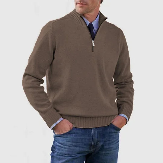 Darevellon | Classic Half-Zip Sweater