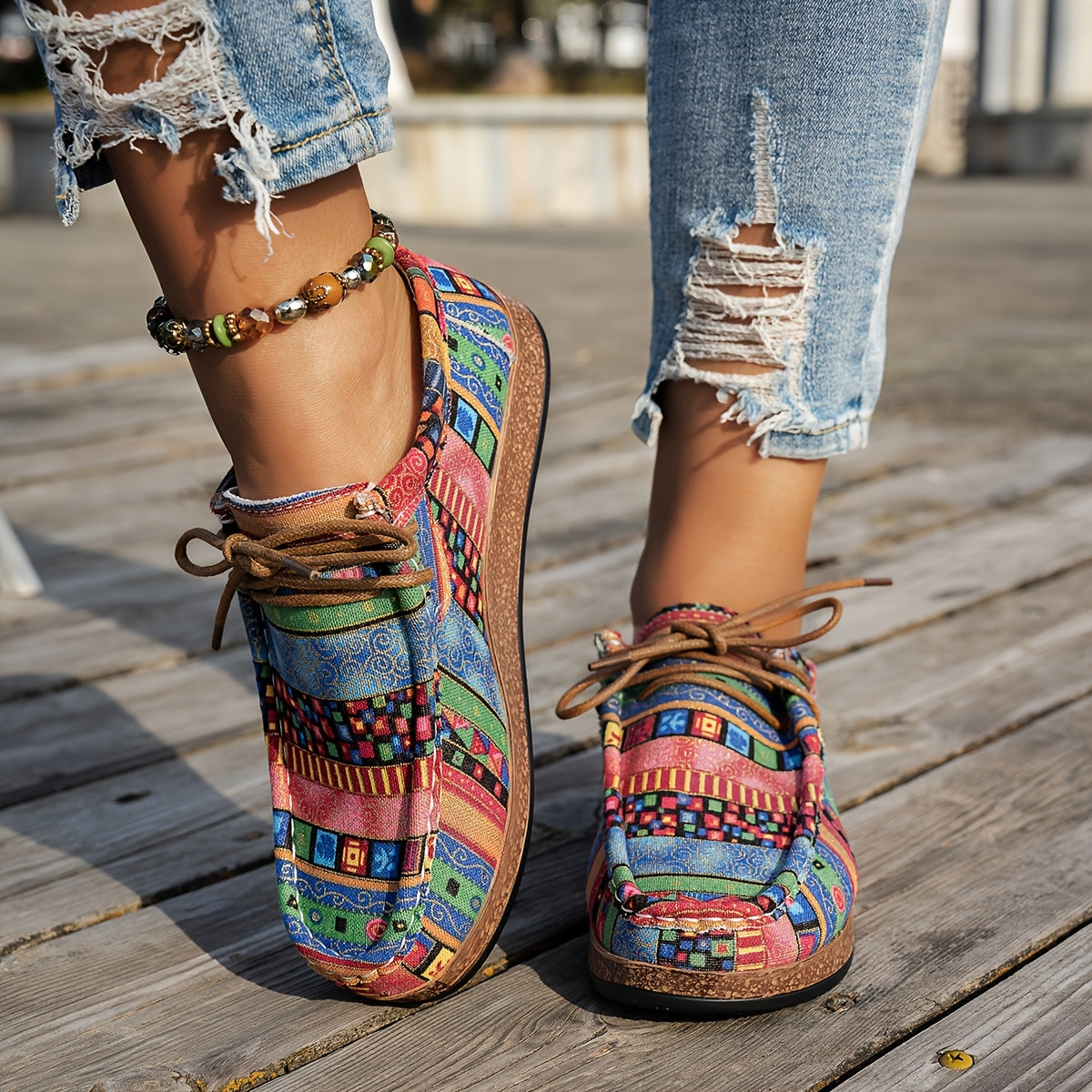 Cailyn | Retro Colorful Women’s Shoes