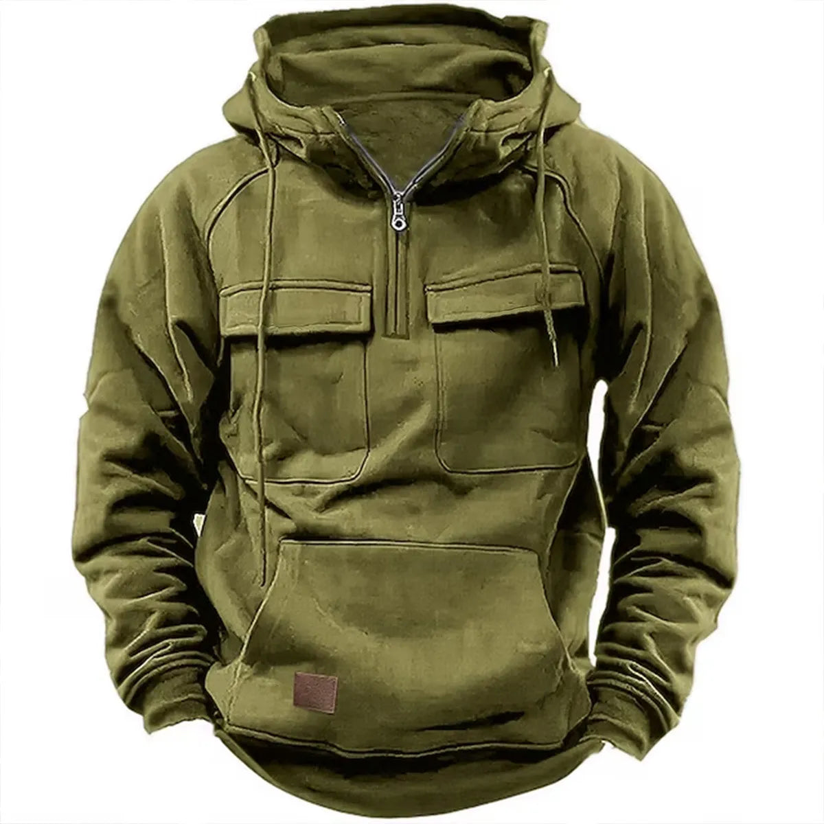 Tharen | Zip Hoodie With Chest Pockets