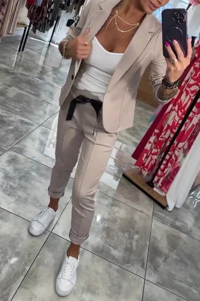 Serelinae | Elegant Blazer & Trouser Set