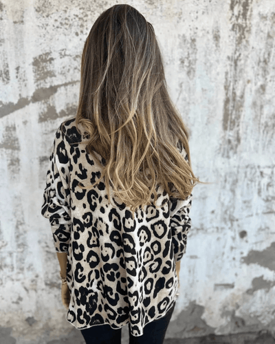 Savrielle | Casual Leopard Print Top
