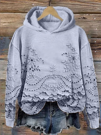 Melvarine | Floral Casual Hoodie