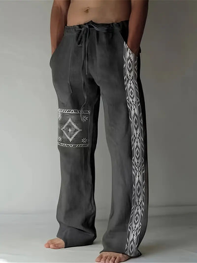 Carvien | Ethnic Comfort Fit Trousers