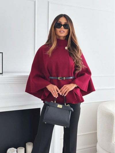 Selviora | Chic Butterfly Jacket with belt