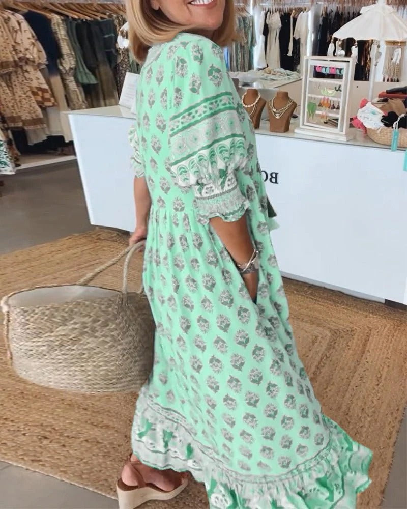 Corvella | boho tassel midi