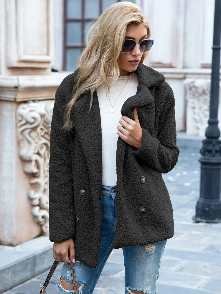 Sarvianne | Chic Cosy Teddy Coat