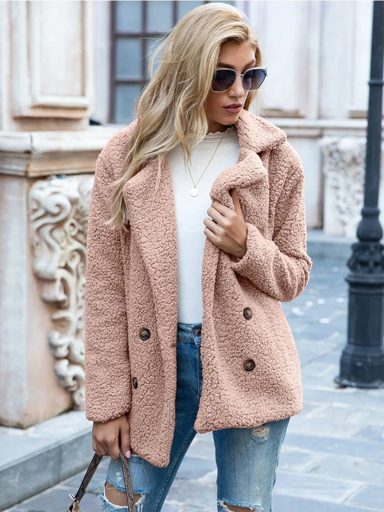 Sarvianne | Chic Cosy Teddy Coat