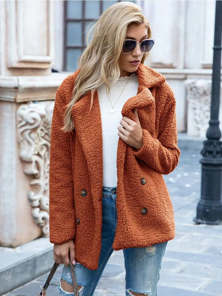 Sarvianne | Chic Cosy Teddy Coat