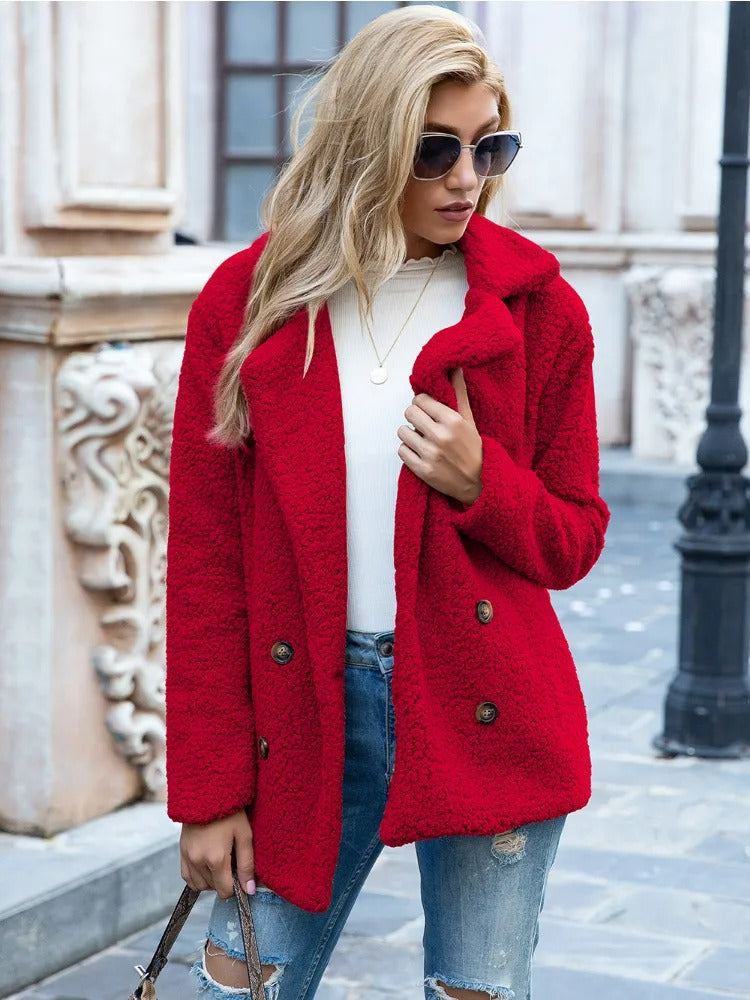 Sarvianne | Chic Cosy Teddy Coat