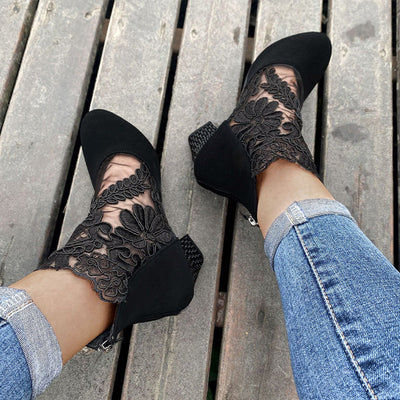 Evelinne | Elegant Lace High Heels
