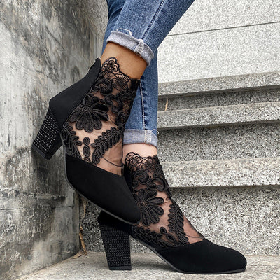 Evelinne | Elegant Lace High Heels