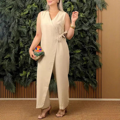 Nyelina | elegant wrap jumpsuit