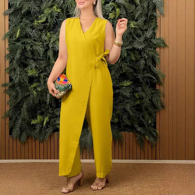 Nyelina | elegant wrap jumpsuit